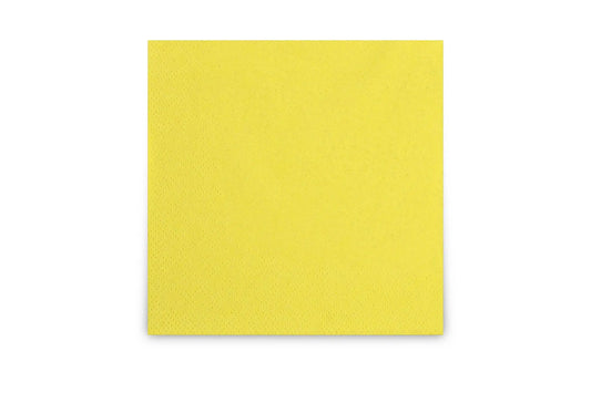 Funny Servietten, 2-lagig, 24 x 24 cm, 1/4-Falz, gelb, 12 x 300 Stück