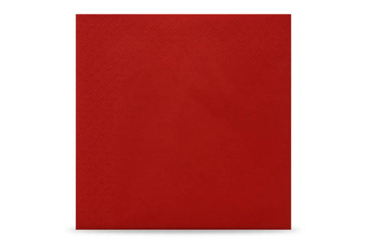 Funny Servietten, 3-lagig, 33 x 33 cm, 1/4-Falz, rot, 4 x 250 Stück