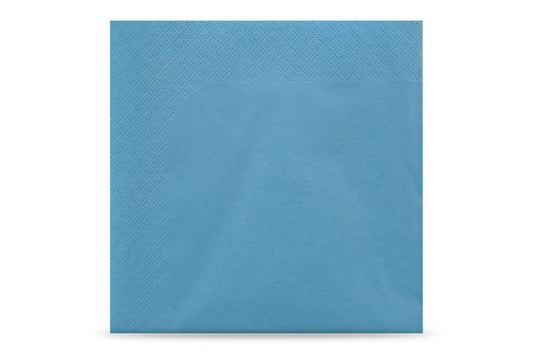 Funny Servietten, 3-lagig, 33 x 33 cm, 1/4-Falz, hellblau, 4 x 250 Stück