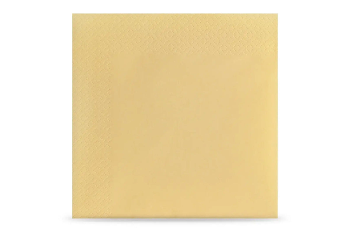 Funny Servietten, 3-lagig, 33 x 33 cm, 1/4-Falz, creme, 4 x 250 Stück