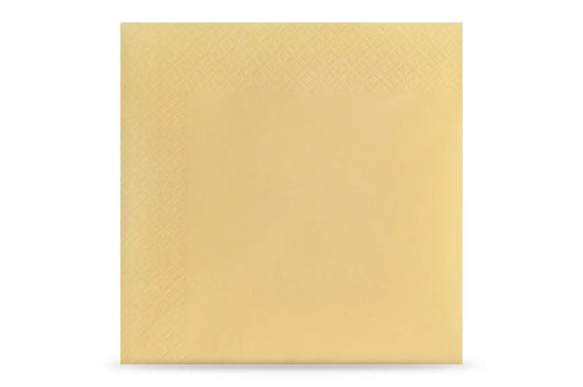 Funny Servietten, 3-lagig, 33 x 33 cm, 1/4-Falz, creme, 4 x 250 Stück