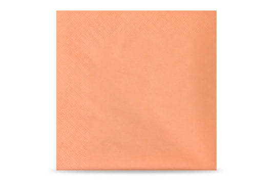 Funny Servietten, 3-lagig, 33 x 33 cm, 1/4-Falz, apricot, 4 x 250 Stück