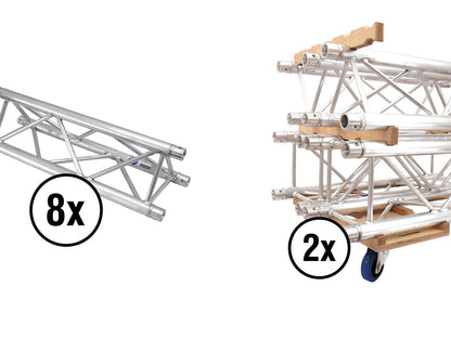 Alutruss Set TRILOCK E-GL33 2000 + Trusswagen