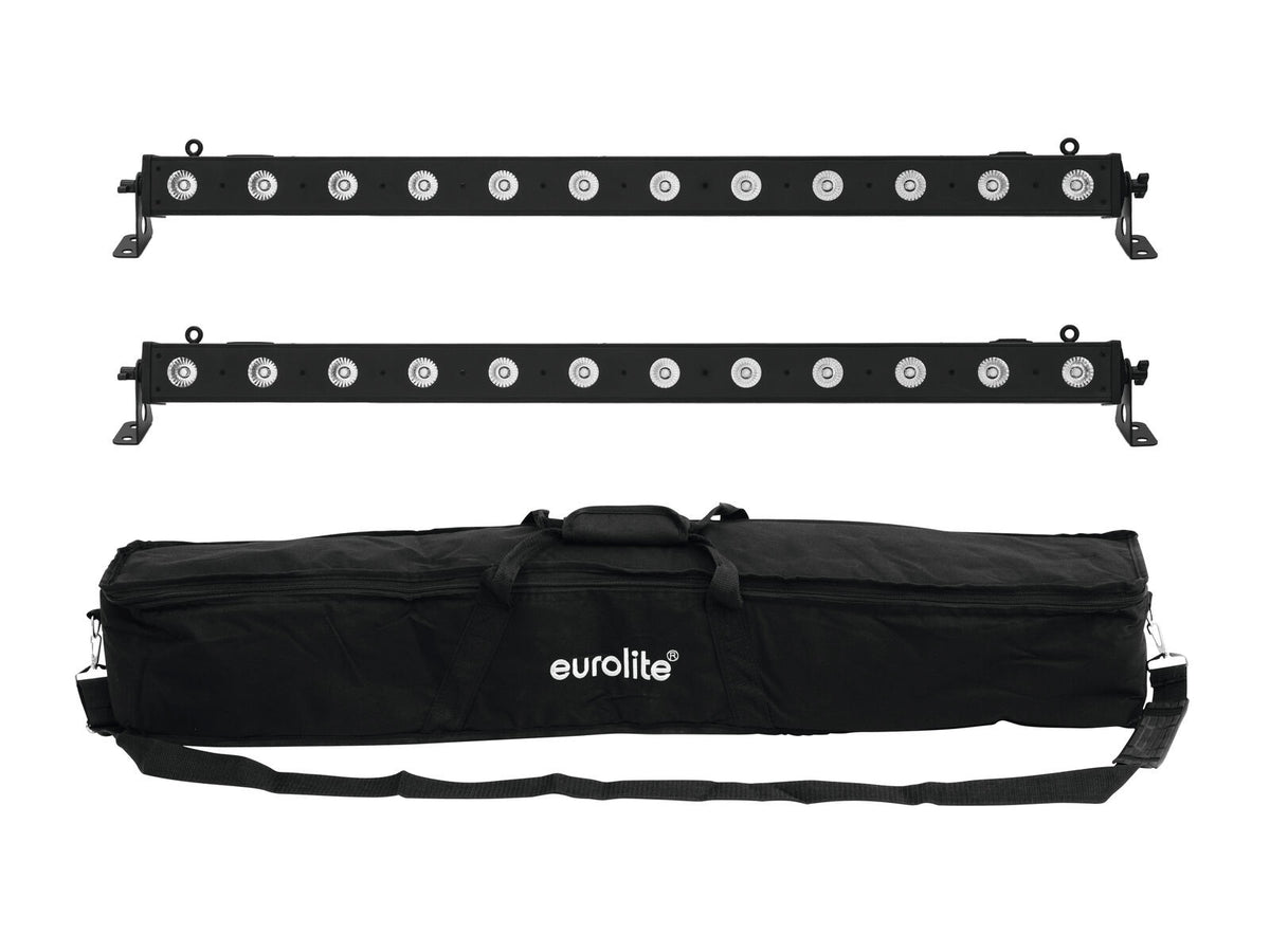 Eurolite Set 2x LED BAR-12 QCL RGBW + Soft-Bag