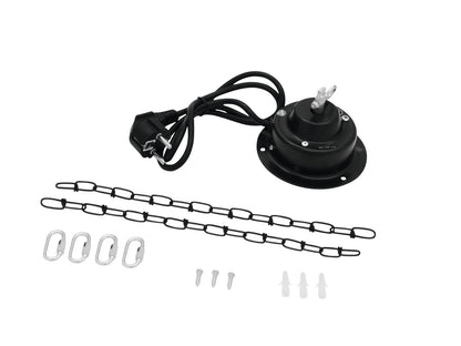 Eurolite Set Spiegelkugel 30cm mit Motor + LED PST-5 QCL Spot sw – Ansicht 4