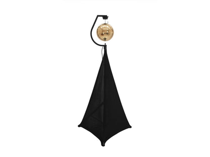 Eurolite Set Spiegelkugel 30cm gold mit Stativ und Segel schwarz – Ansicht 2
