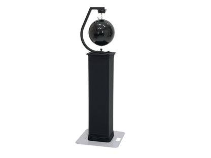 Eurolite Set Spiegelkugel 30cm schwarz mit Stage Stand variabel + Cover schwarz – Ansicht 2