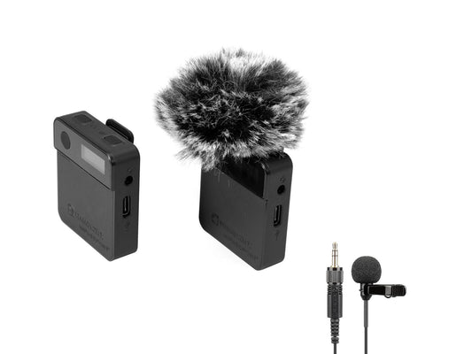 Relacart Set MIPASSPORT Miniaturfunksystem für Videofilmer + LM-P01 Lavalier