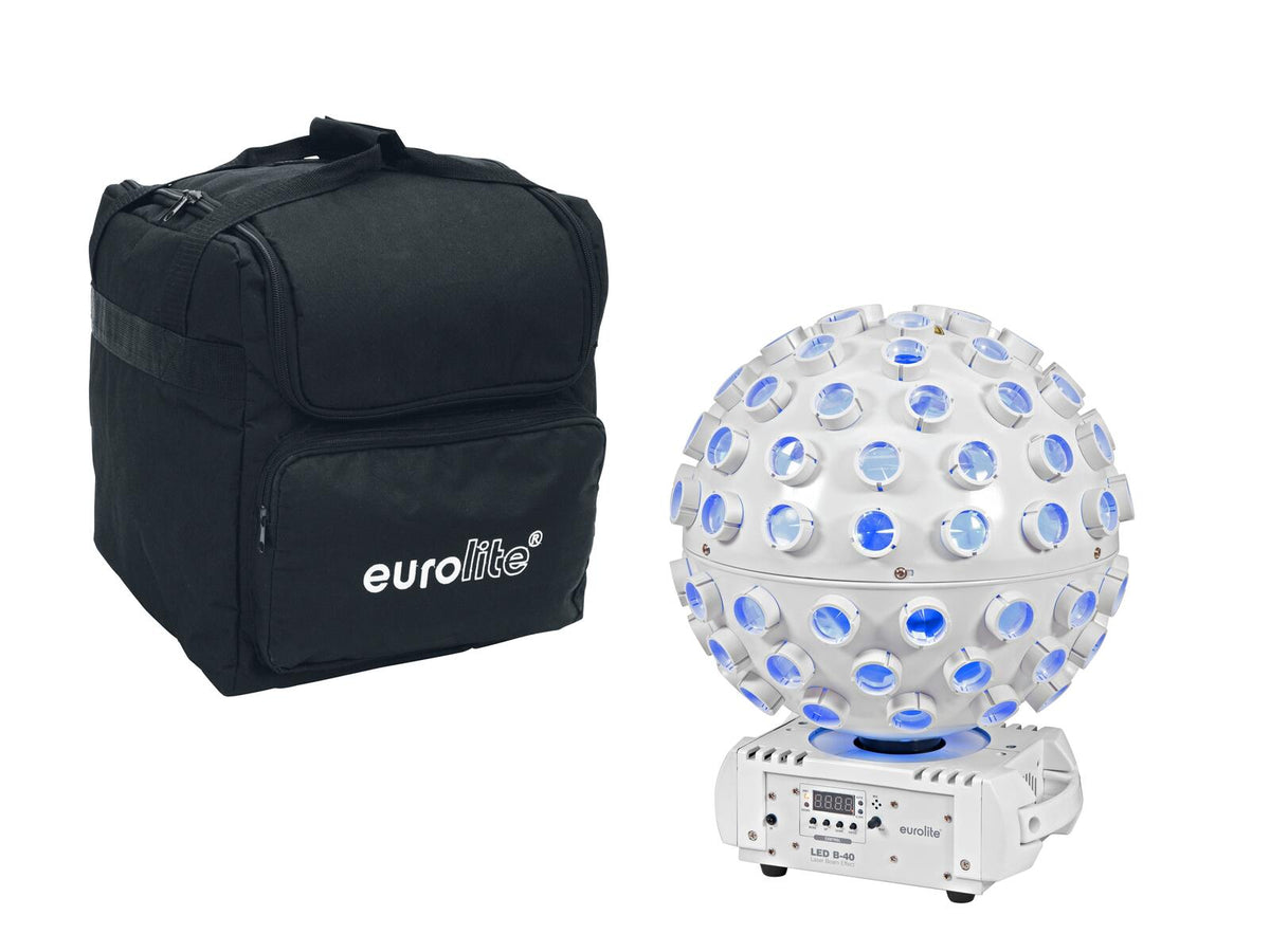 Eurolite Set LED B-40 Laser Strahleneffekt ws + Soft-Bag