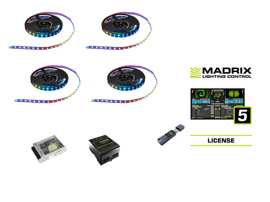 Eurolite Set Pixel Strip RGB inkl. Madrix Start