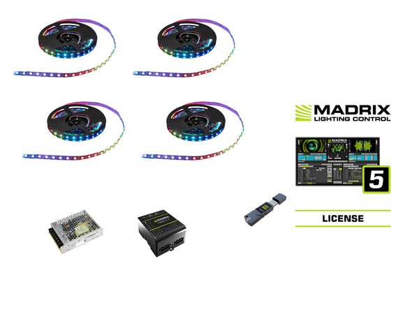Eurolite Set Pixel Strip RGB inkl. Madrix Start
