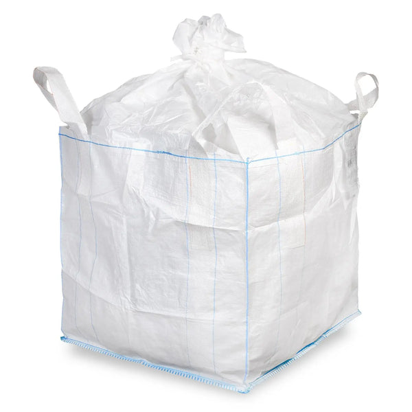 SemyTop PP Big Bag, weiß, 90x90x90cm, SWL 1000kg, SF 5:1, mit Schürze, wiederverschließbar