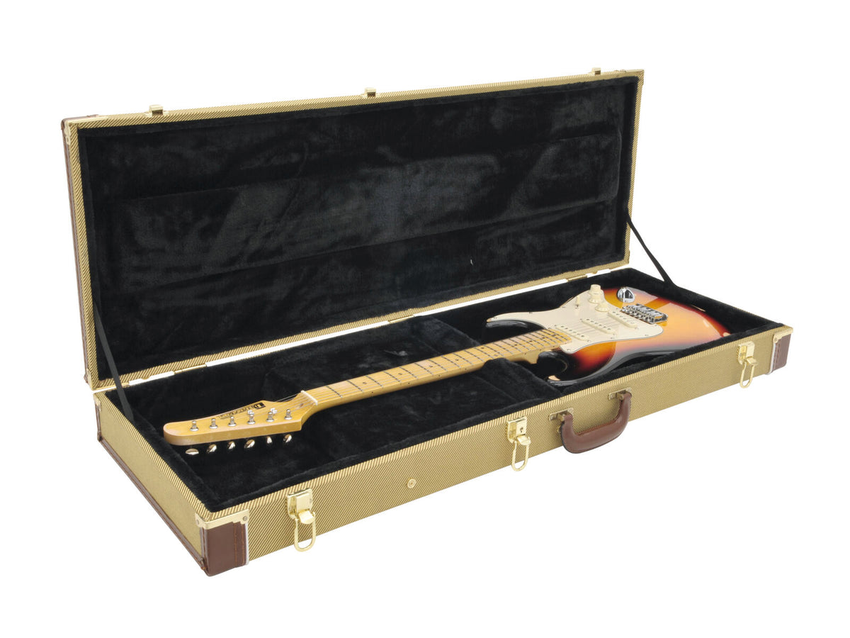 Dimavery Holz-Case für E-Gitarren, tweed – Ansicht 3