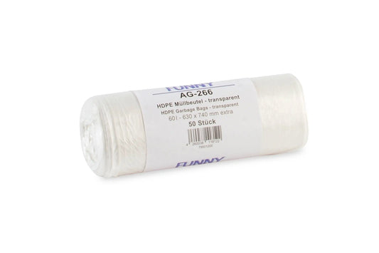 Funny HDPE Müllbeutel, extra, natur, 60 l, 630 x 740 mm, 2.000 Stück