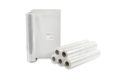Funny LDPE Stretchfolie 50 cm, transparent, Typ 23 extra, 6 Rollen