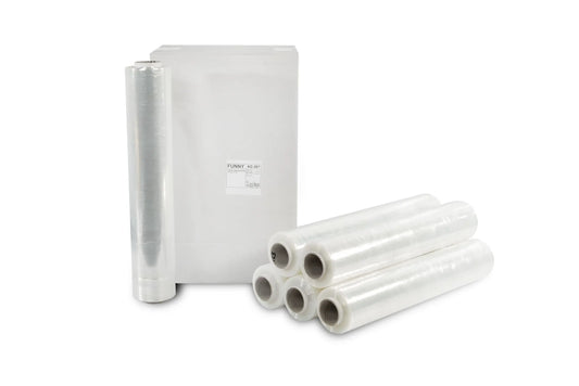 Funny LDPE Stretchfolie 50 cm, transparent, Typ 23 extra, 6 Rollen