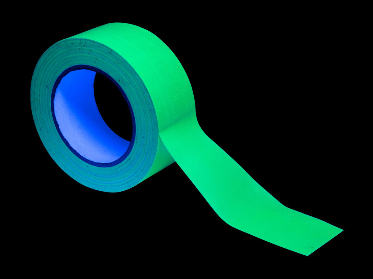 Gaffa Tape 50mm x 25m neongrün UV-aktiv – Ansicht 2