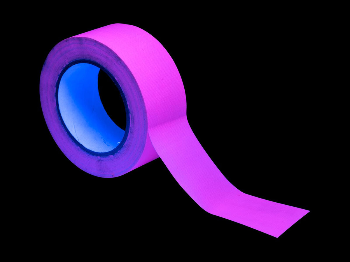 Gaffa Tape 50mm x 25m neonpink UV-aktiv – Ansicht 2