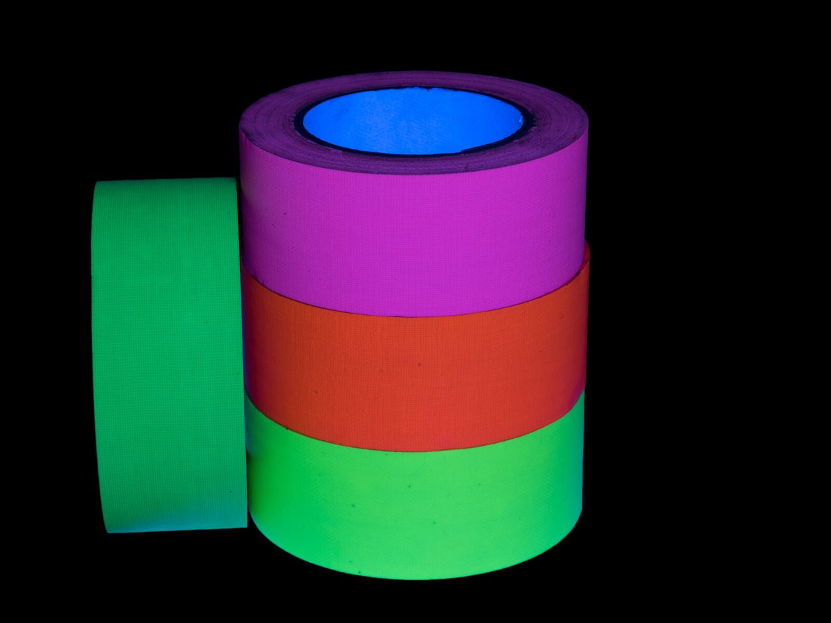 Gaffa Tape 50mm x 25m neonpink UV-aktiv – Ansicht 3