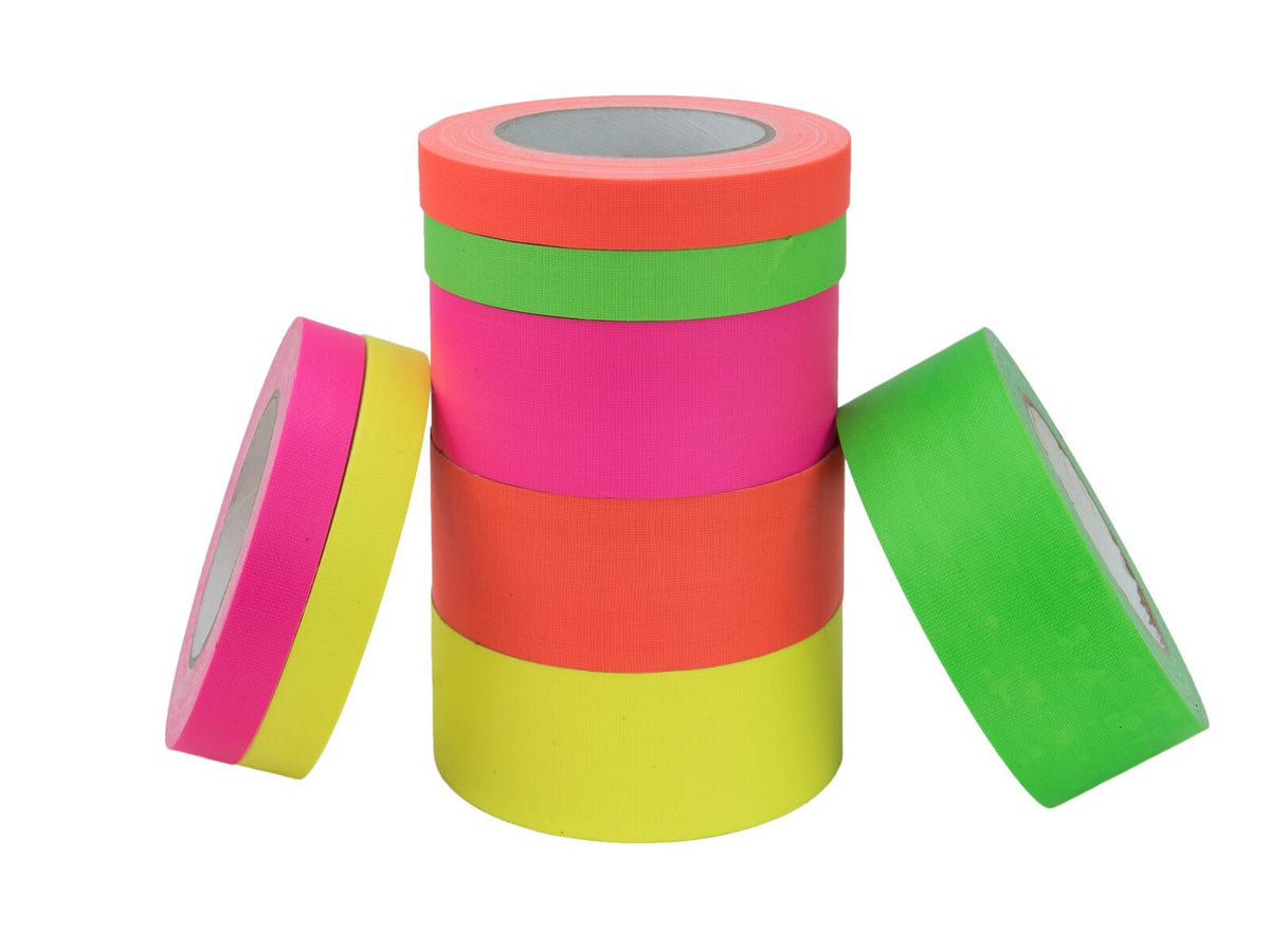 Gaffa Tape 50mm x 25m neonpink UV-aktiv – Ansicht 4