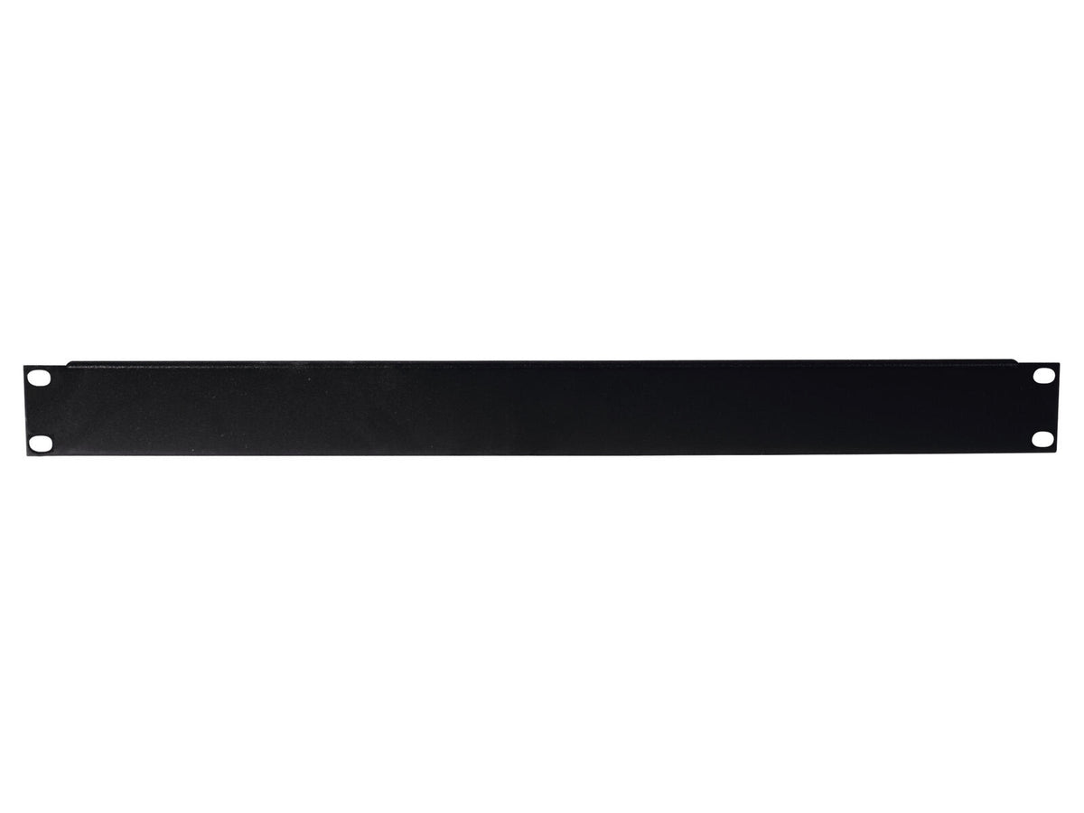 Omnitronic Frontplatte Z-19U, Stahl, schwarz 1HE – Ansicht 2