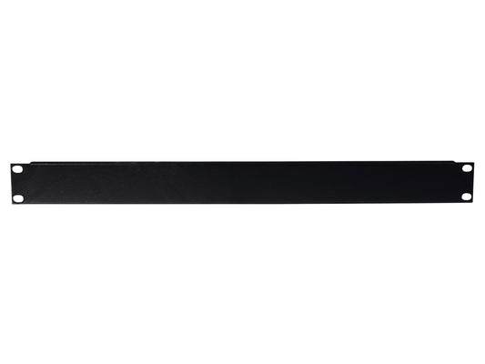 Omnitronic Frontplatte Z-19U, Stahl, schwarz 1HE – Ansicht 2