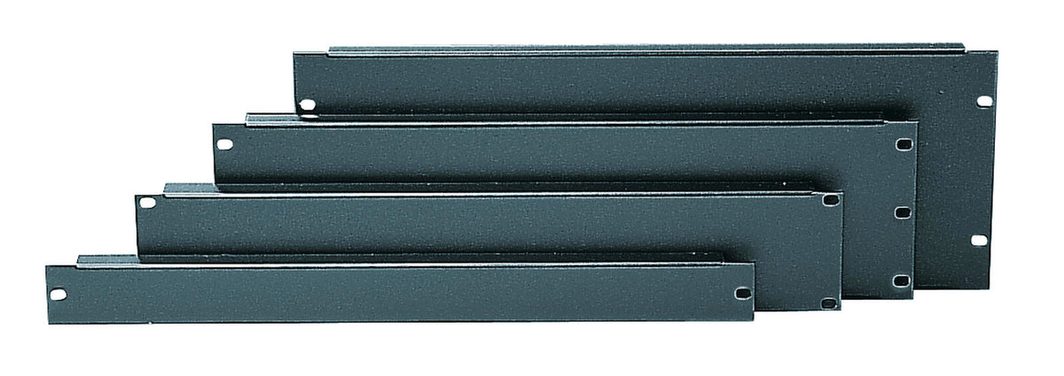 Omnitronic Frontplatte Z-19U, Stahl, schwarz 1HE – Ansicht 3