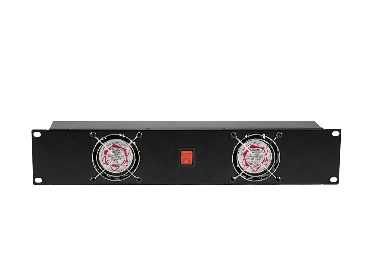 Omnitronic Frontplatte Z-19 mit 2 Lüftern 2HE – Ansicht 2