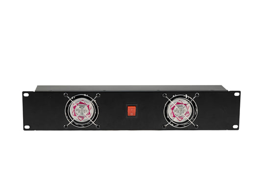 Omnitronic Frontplatte Z-19 mit 2 Lüftern 2HE – Ansicht 2