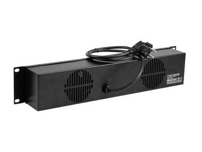 Omnitronic Frontplatte Z-19 mit 2 Lüftern 2HE – Ansicht 3