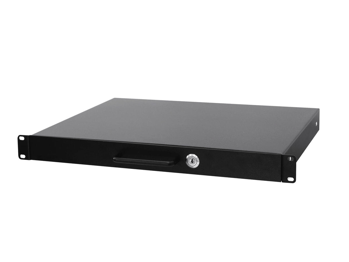 Omnitronic Rackschublade mit Schloss 1HE