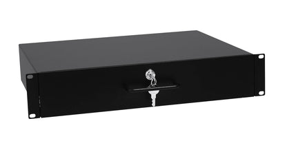 Omnitronic Rackschublade mit Schloss 2HE – Ansicht 2