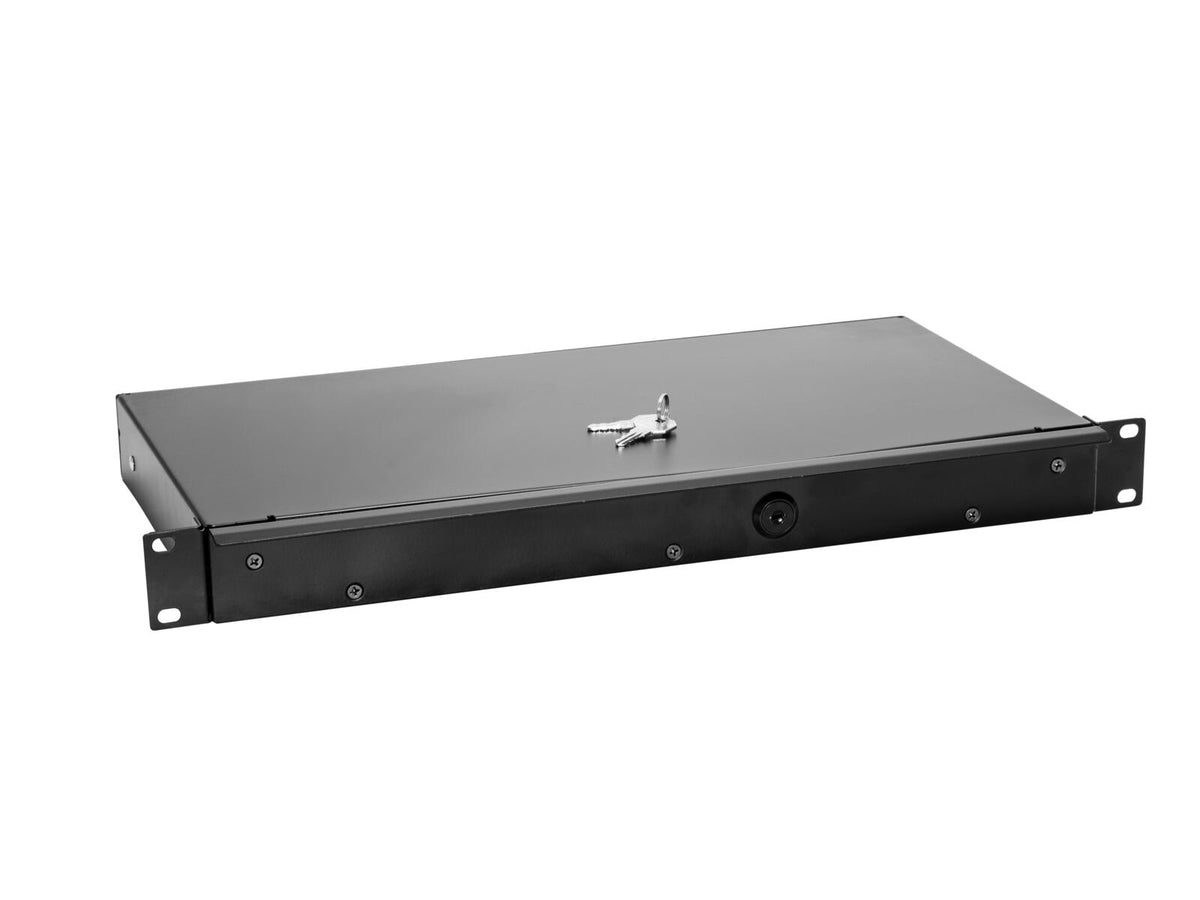 Omnitronic KE-1 Rackschublade mit Schloss 1HE