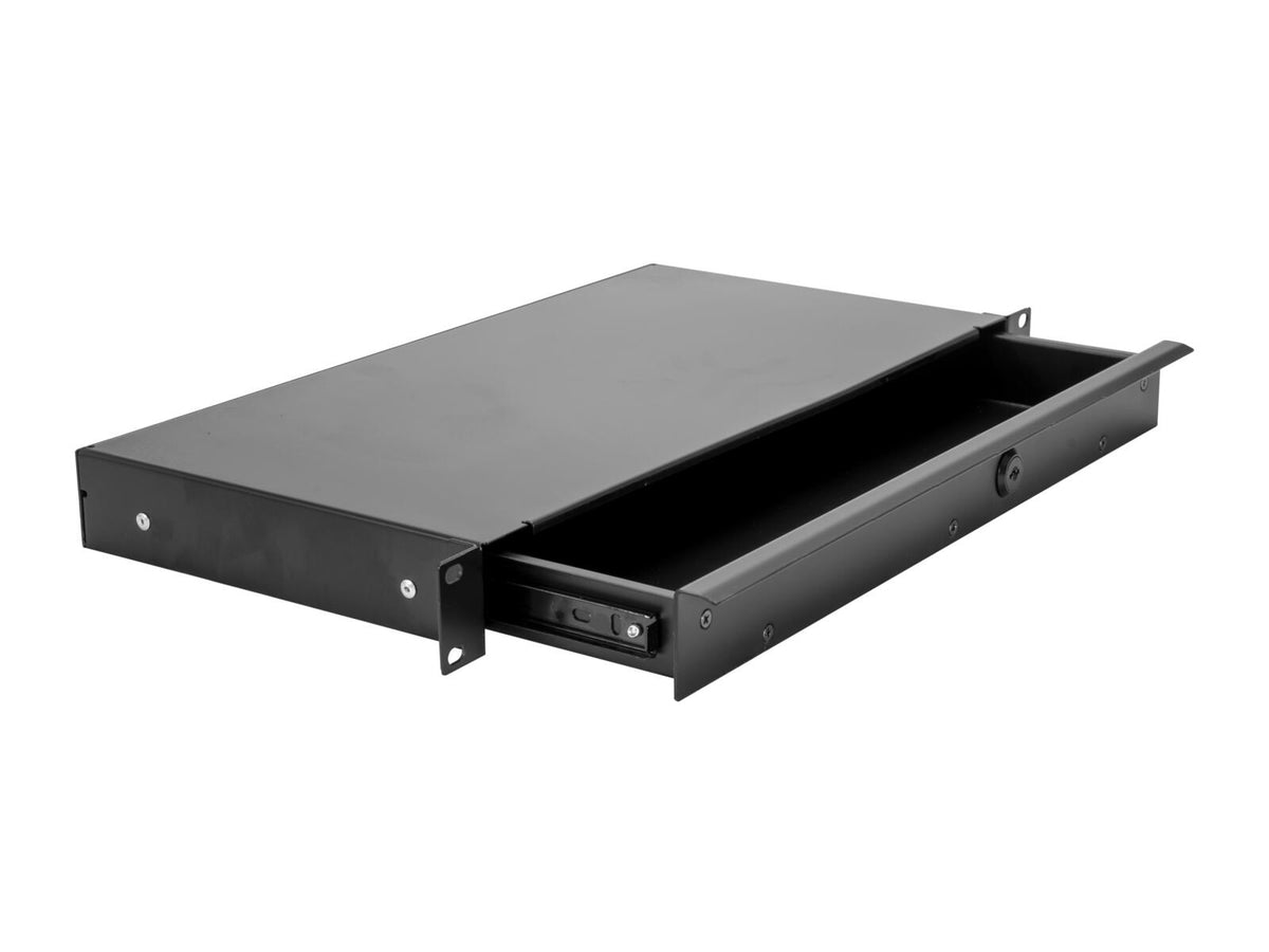 Omnitronic KE-1 Rackschublade mit Schloss 1HE – Ansicht 3