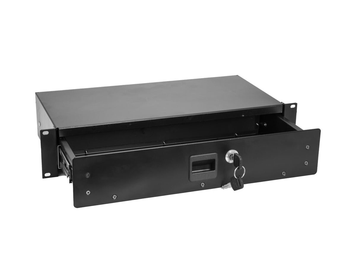Omnitronic SN-2 Rackschublade mit Schloss 2HE
