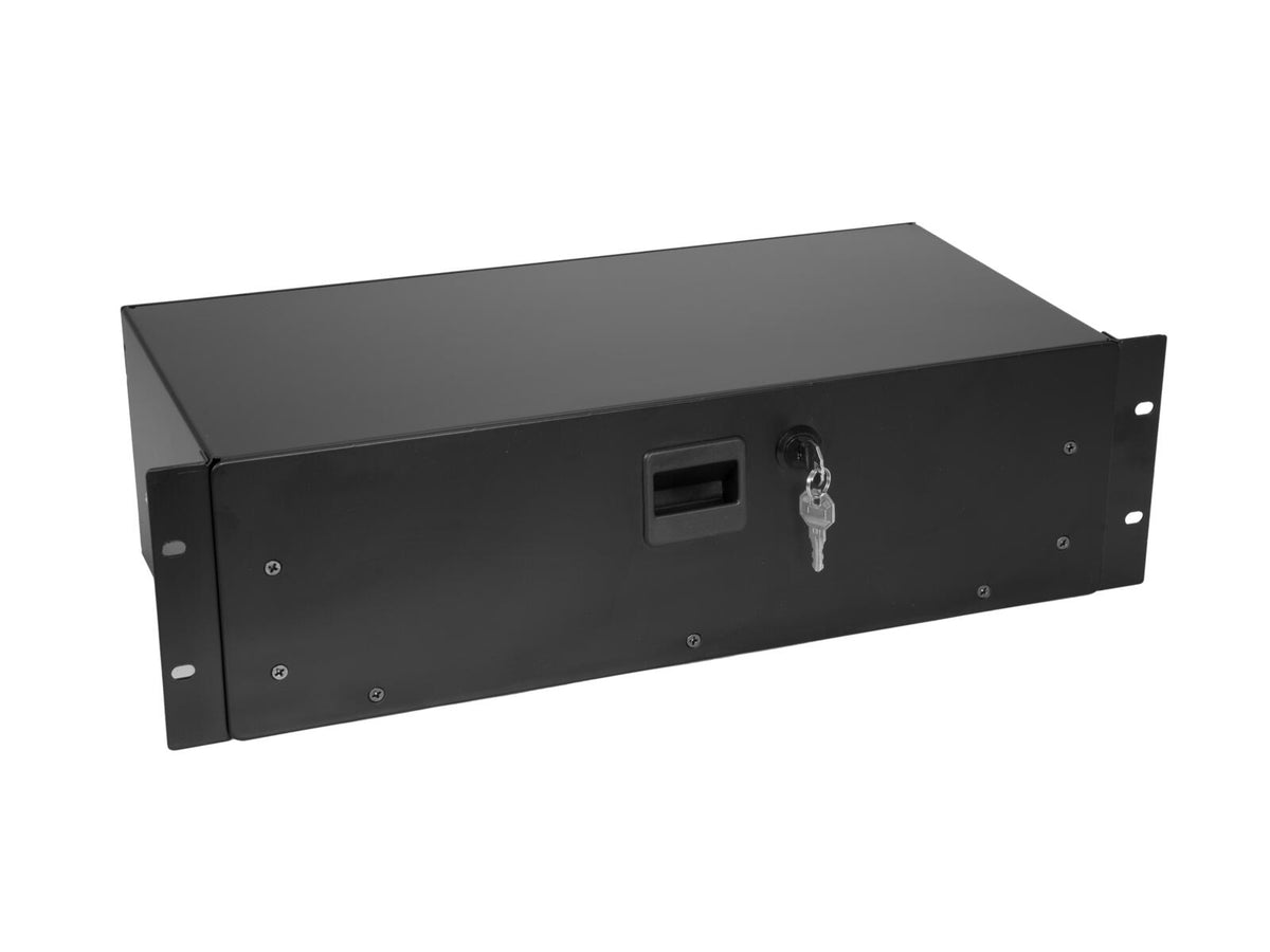 Omnitronic SN-3 Rackschublade mit Schloss 3HE – Ansicht 2