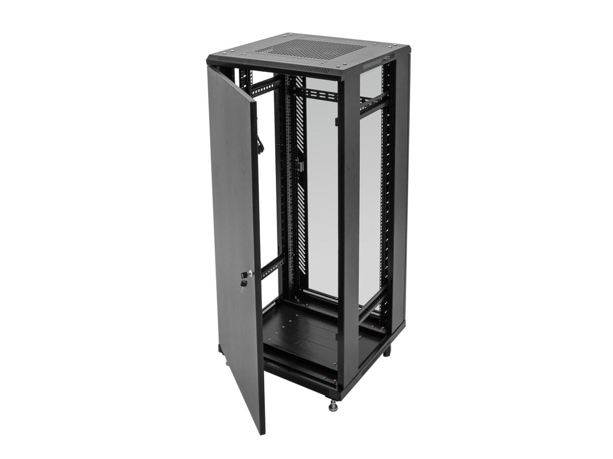 Roadinger SSC-20 Stahlschrank mit Glastür 20HE – Ansicht 5
