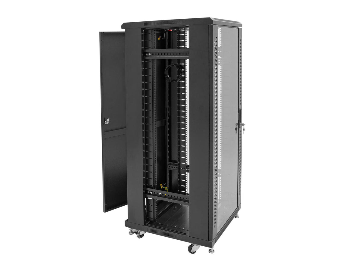 Roadinger SSC-24 Stahlschrank mit Glastür 24HE – Ansicht 3