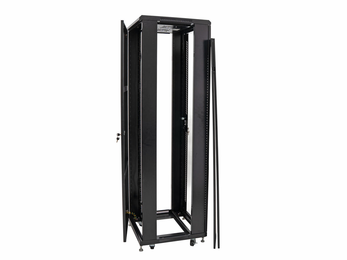 Roadinger SSC-32 Stahlschrank mit Glastür 32HE – Ansicht 2