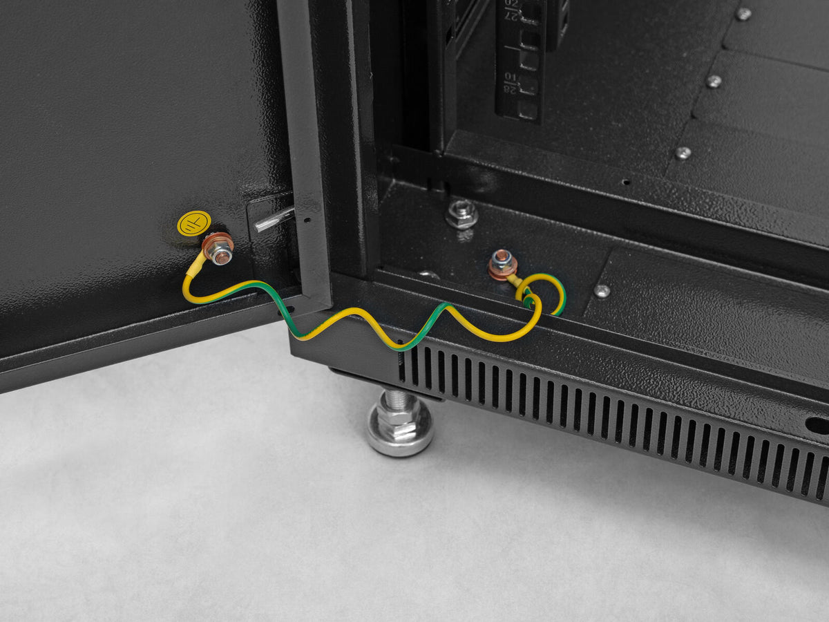 Roadinger SSC-32 Stahlschrank mit Glastür 32HE – Ansicht 5