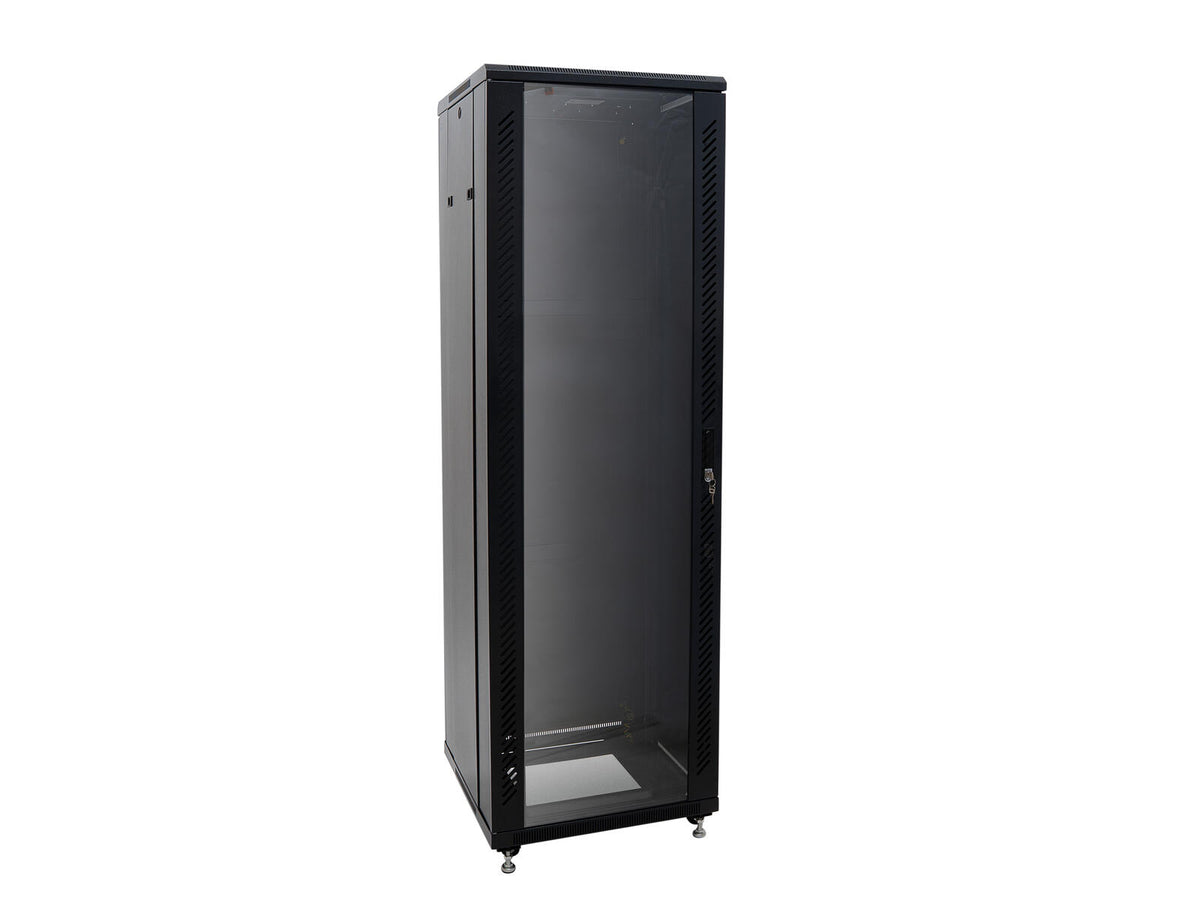 Roadinger SSC-36 Stahlschrank mit Glastür 36HE