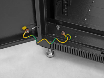 Roadinger SSC-36 Stahlschrank mit Glastür 36HE – Ansicht 5