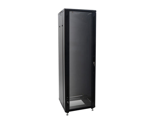 Roadinger SSC-40 Stahlschrank mit Glastür 40HE