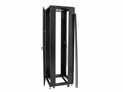Roadinger SSC-40 Stahlschrank mit Glastür 40HE – Ansicht 2