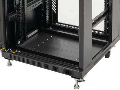 Roadinger SSC-40 Stahlschrank mit Glastür 40HE – Ansicht 8