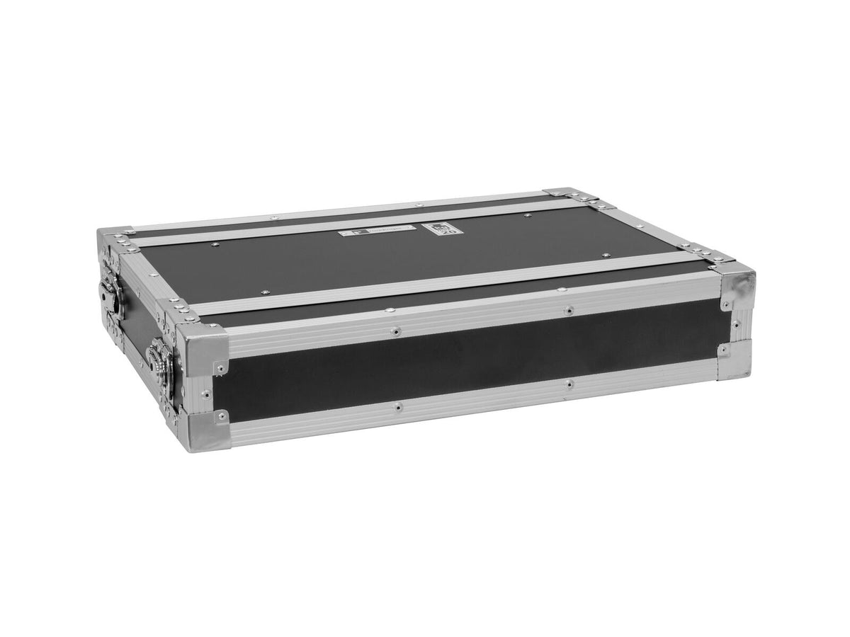 Roadinger Effektrack CO DD, 1HE, 24cm tief, schwarz – Ansicht 2