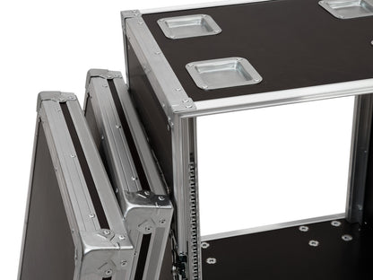 Roadinger Rack PRO 12HE 45cm mit Rollen – Ansicht 3