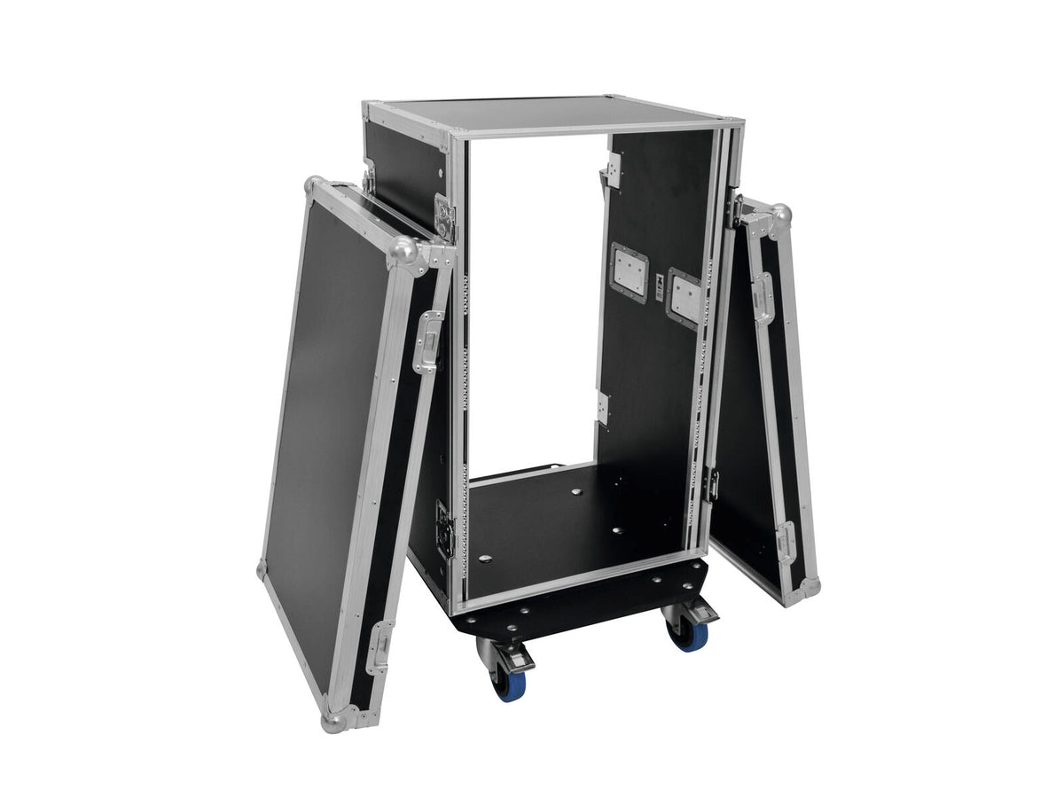 Roadinger Rack PRO 18HE 45cm mit Rollen – Ansicht 4
