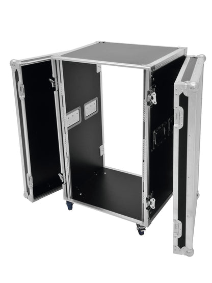 Roadinger Rack PRO 20HE 45cm mit Rollen – Ansicht 3
