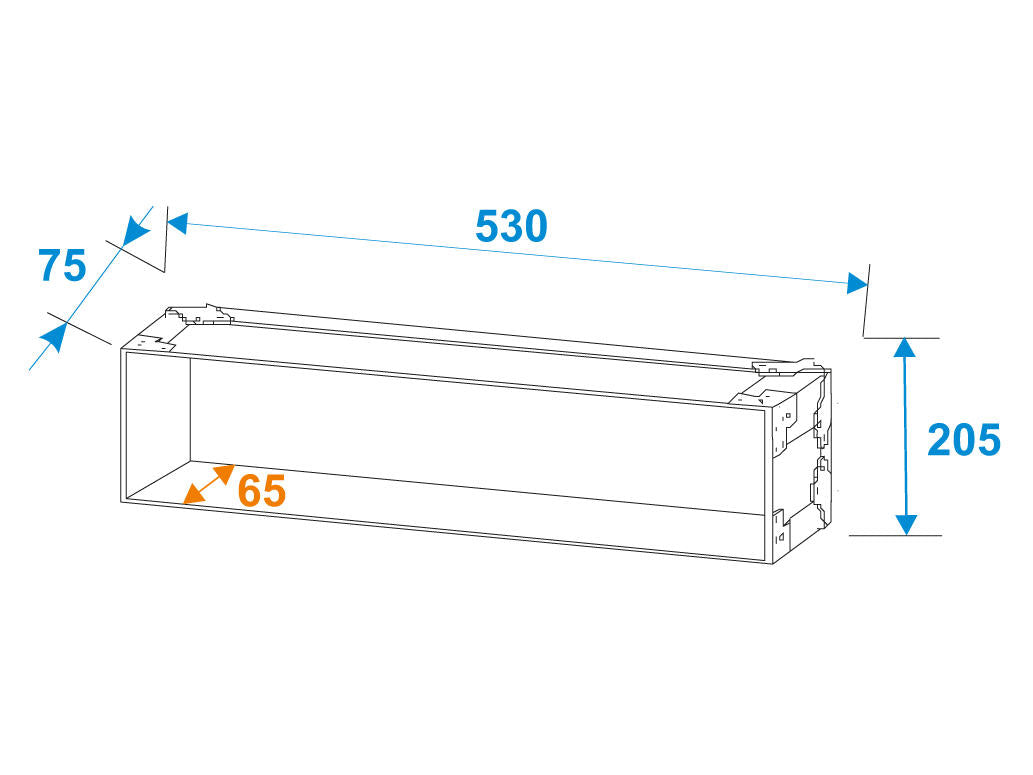 Roadinger Rack PRO 4HE 25cm – Ansicht 7